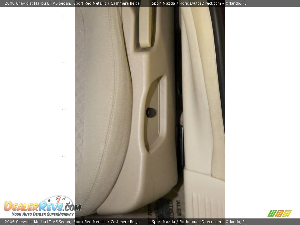 2006 Chevrolet Malibu LT V6 Sedan Sport Red Metallic / Cashmere Beige Photo #34