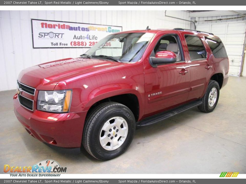 2007 Chevrolet Tahoe LT Sport Red Metallic / Light Cashmere/Ebony Photo #5