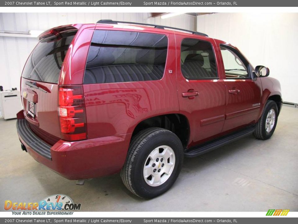 2007 Chevrolet Tahoe LT Sport Red Metallic / Light Cashmere/Ebony Photo #6
