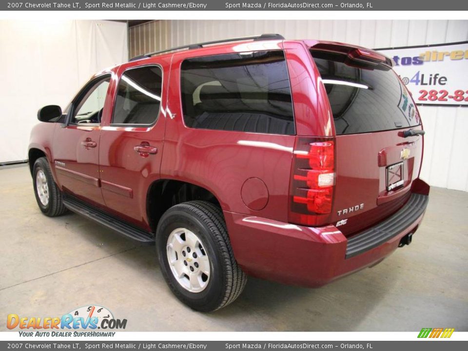 2007 Chevrolet Tahoe LT Sport Red Metallic / Light Cashmere/Ebony Photo #8