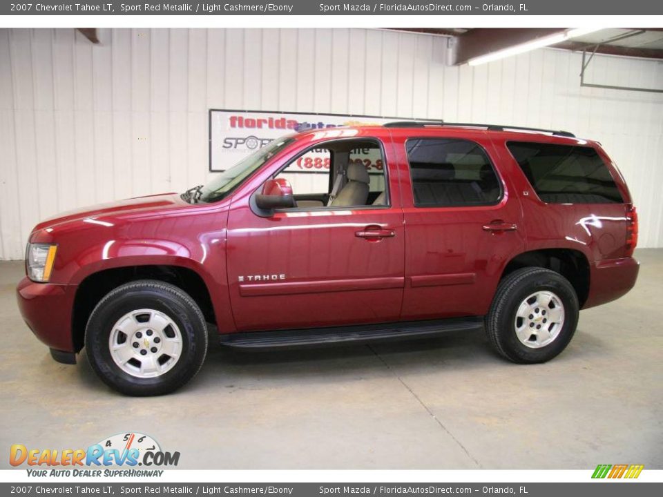2007 Chevrolet Tahoe LT Sport Red Metallic / Light Cashmere/Ebony Photo #9