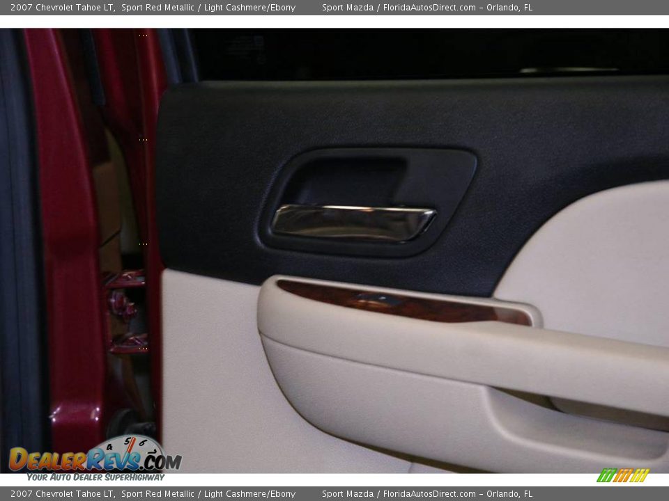 2007 Chevrolet Tahoe LT Sport Red Metallic / Light Cashmere/Ebony Photo #24