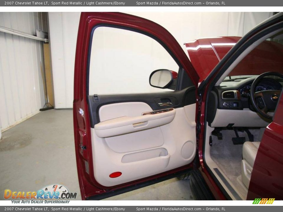 2007 Chevrolet Tahoe LT Sport Red Metallic / Light Cashmere/Ebony Photo #27