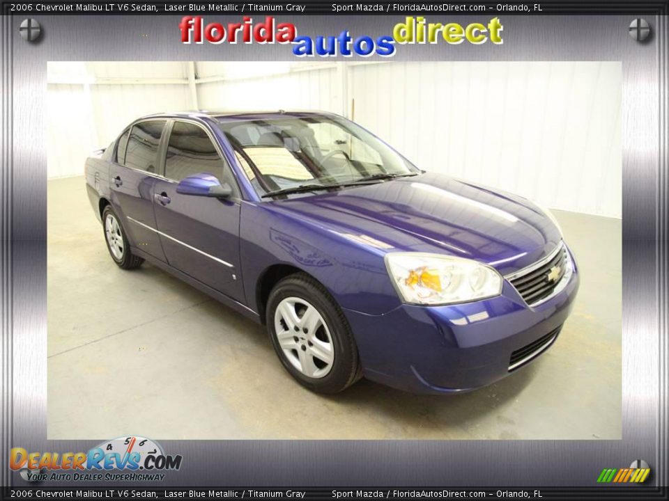 2006 Chevrolet Malibu LT V6 Sedan Laser Blue Metallic / Titanium Gray Photo #1