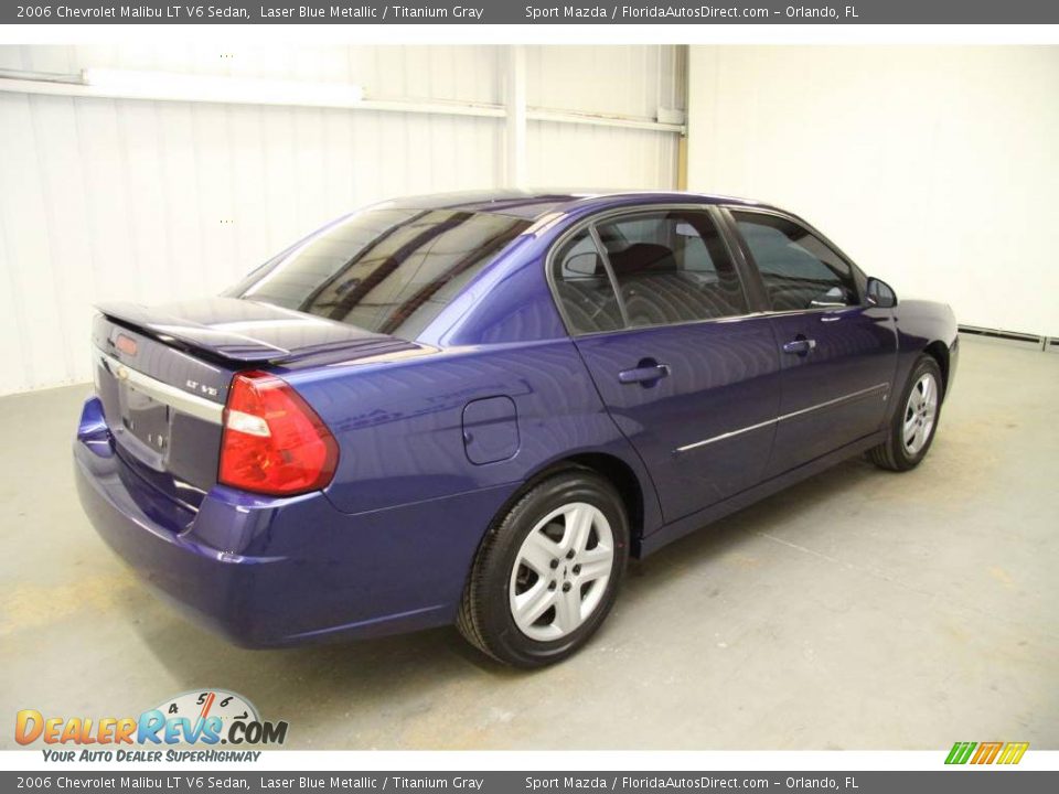 2006 Chevrolet Malibu LT V6 Sedan Laser Blue Metallic / Titanium Gray Photo #5