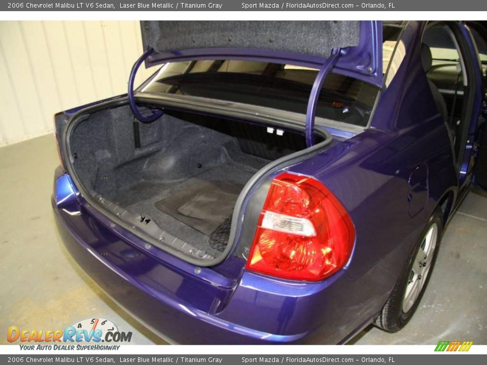 2006 Chevrolet Malibu LT V6 Sedan Laser Blue Metallic / Titanium Gray Photo #11