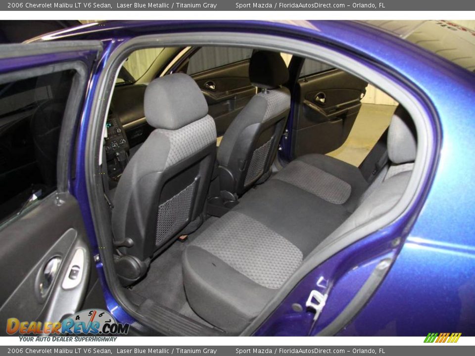 2006 Chevrolet Malibu LT V6 Sedan Laser Blue Metallic / Titanium Gray Photo #13