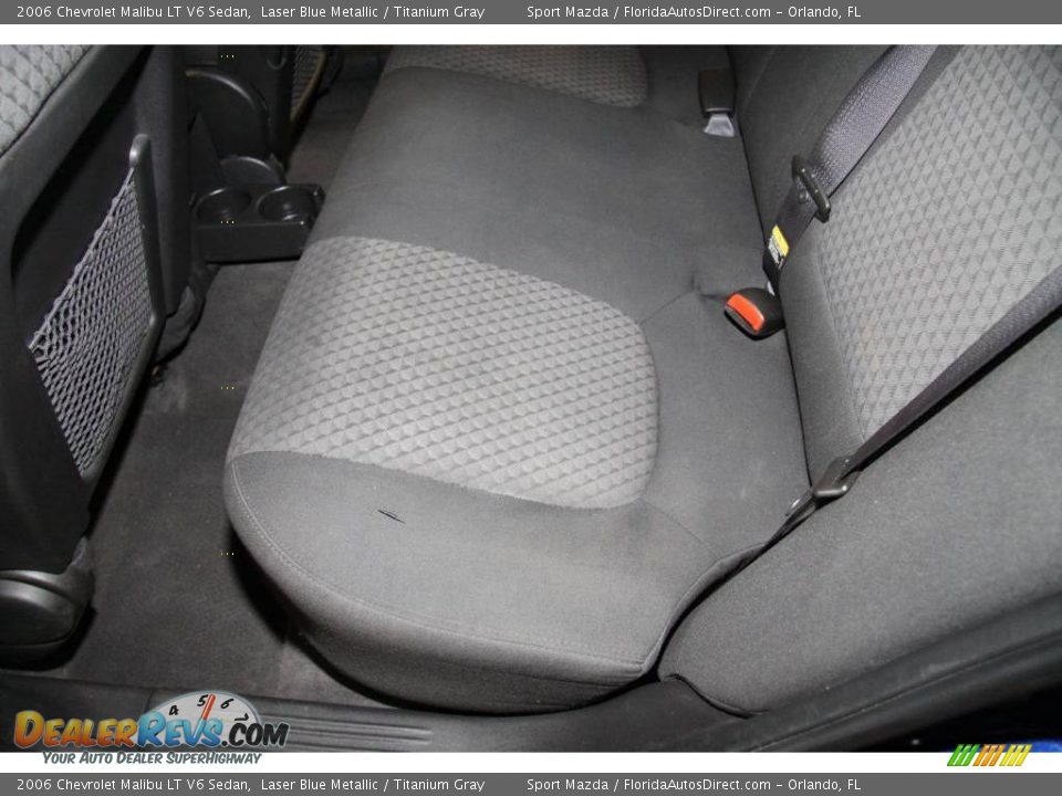 2006 Chevrolet Malibu LT V6 Sedan Laser Blue Metallic / Titanium Gray Photo #17
