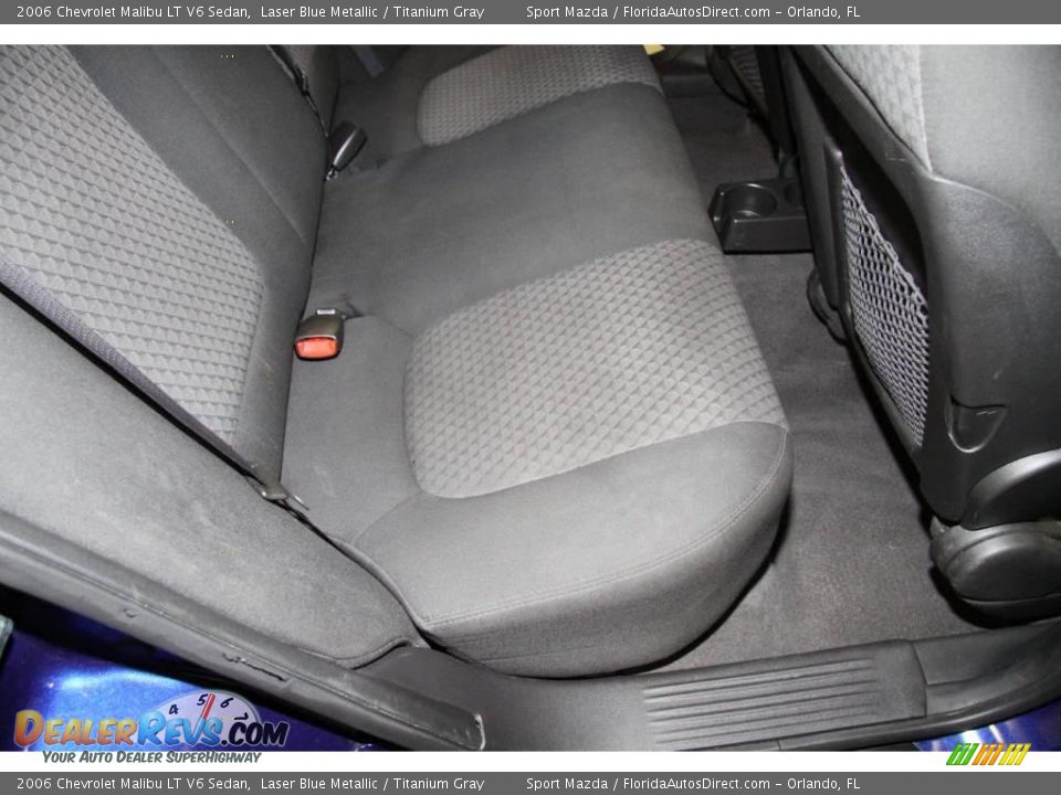 2006 Chevrolet Malibu LT V6 Sedan Laser Blue Metallic / Titanium Gray Photo #18