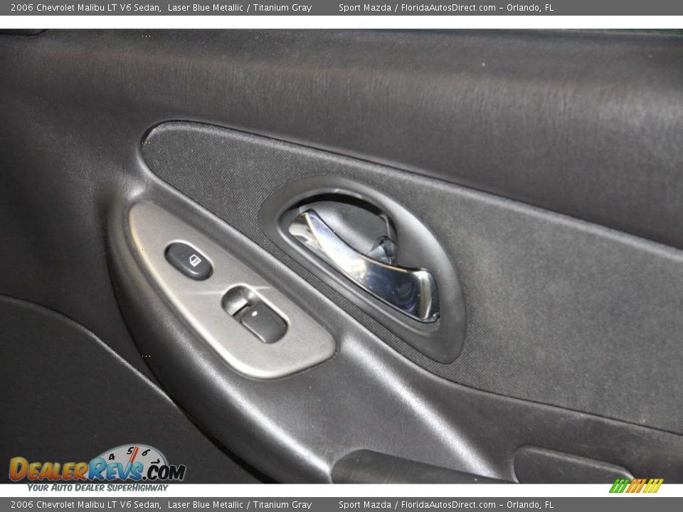 2006 Chevrolet Malibu LT V6 Sedan Laser Blue Metallic / Titanium Gray Photo #21