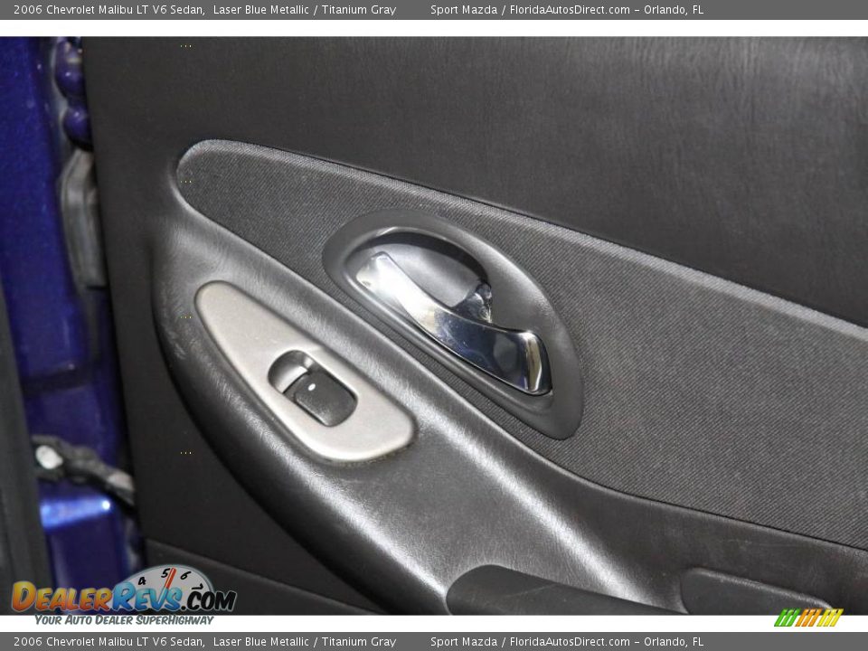 2006 Chevrolet Malibu LT V6 Sedan Laser Blue Metallic / Titanium Gray Photo #23