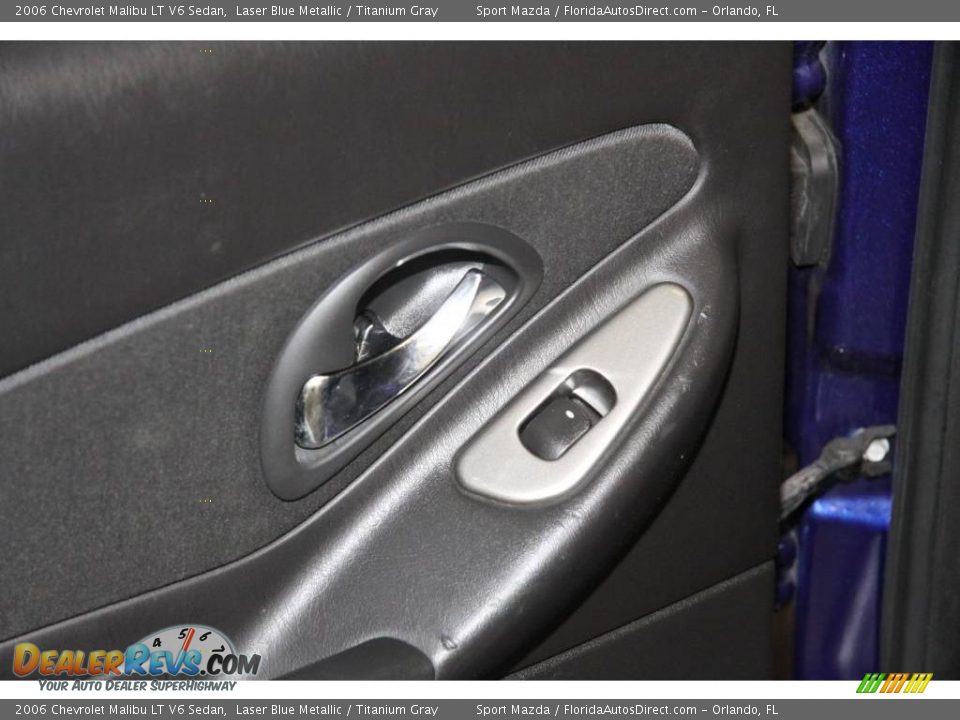 2006 Chevrolet Malibu LT V6 Sedan Laser Blue Metallic / Titanium Gray Photo #25