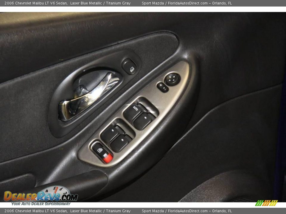2006 Chevrolet Malibu LT V6 Sedan Laser Blue Metallic / Titanium Gray Photo #27
