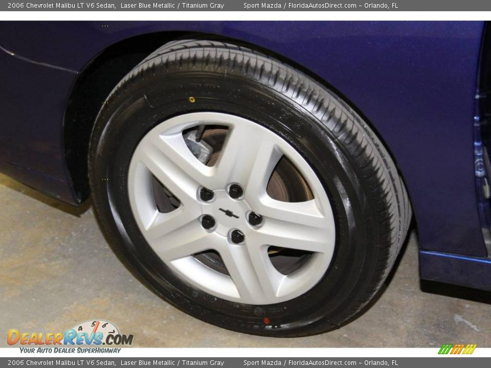 2006 Chevrolet Malibu LT V6 Sedan Laser Blue Metallic / Titanium Gray Photo #29
