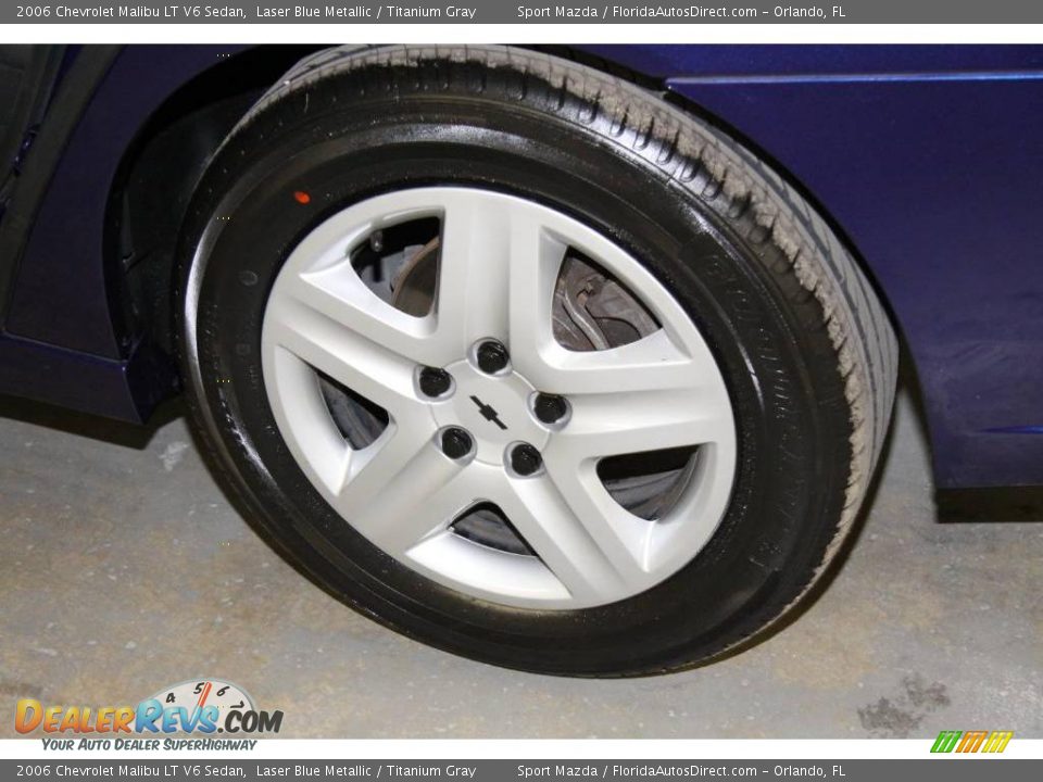 2006 Chevrolet Malibu LT V6 Sedan Laser Blue Metallic / Titanium Gray Photo #30