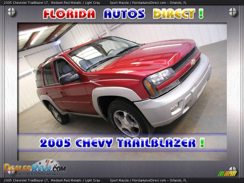 2005 Chevrolet TrailBlazer LT Medium Red Metallic / Light Gray Photo #1