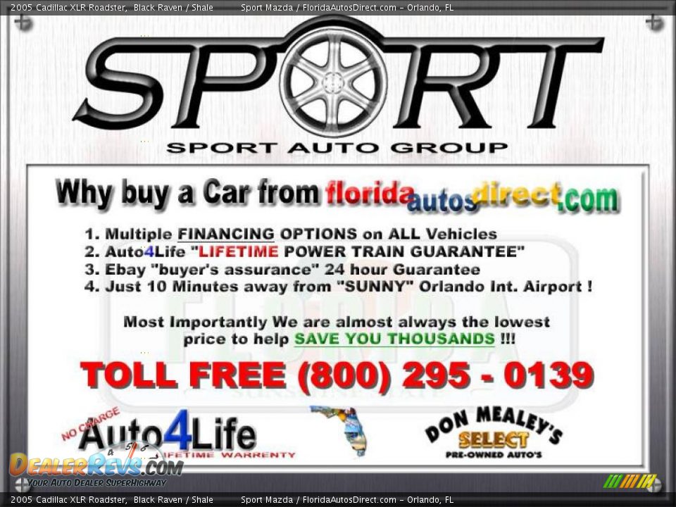 2005 Cadillac XLR Roadster Black Raven / Shale Photo #2