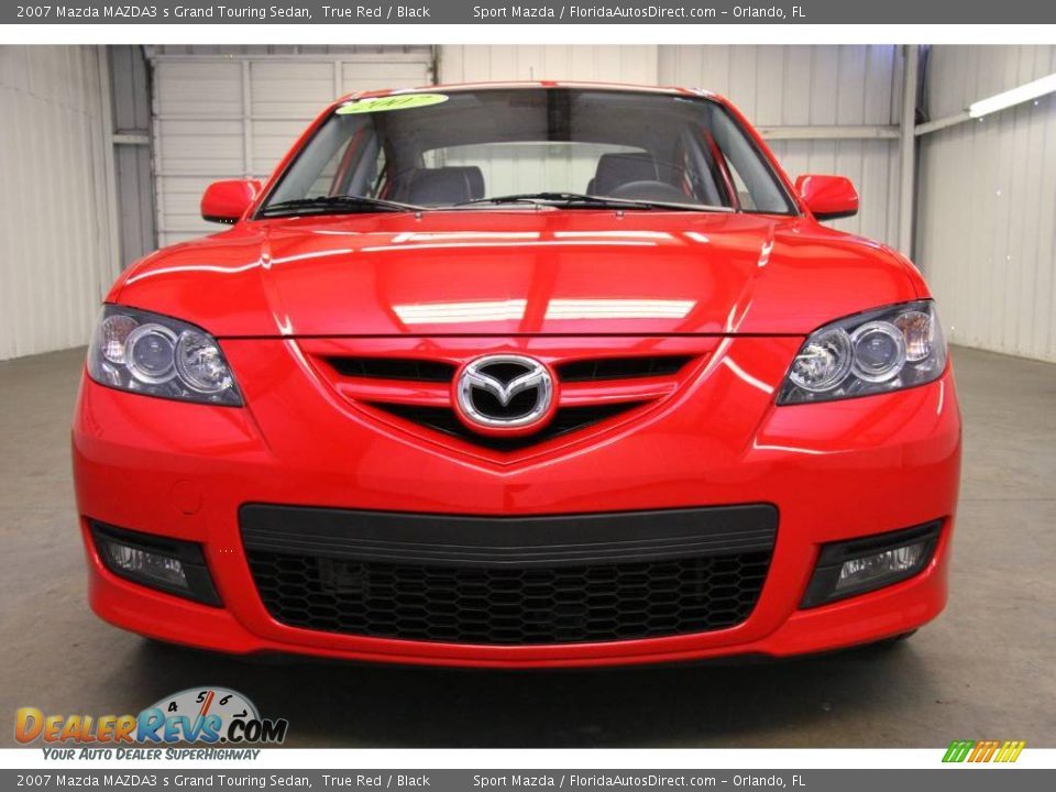 2007 Mazda MAZDA3 s Grand Touring Sedan True Red / Black Photo #3