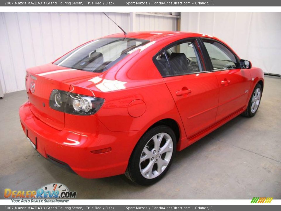 2007 Mazda MAZDA3 s Grand Touring Sedan True Red / Black Photo #5