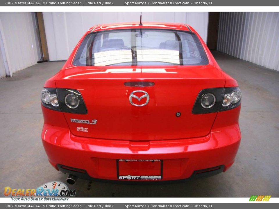 2007 Mazda MAZDA3 s Grand Touring Sedan True Red / Black Photo #6