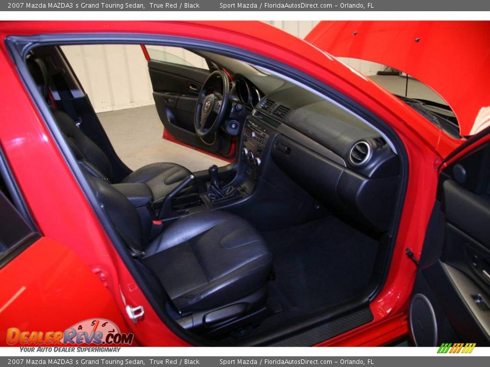2007 Mazda MAZDA3 s Grand Touring Sedan True Red / Black Photo #9
