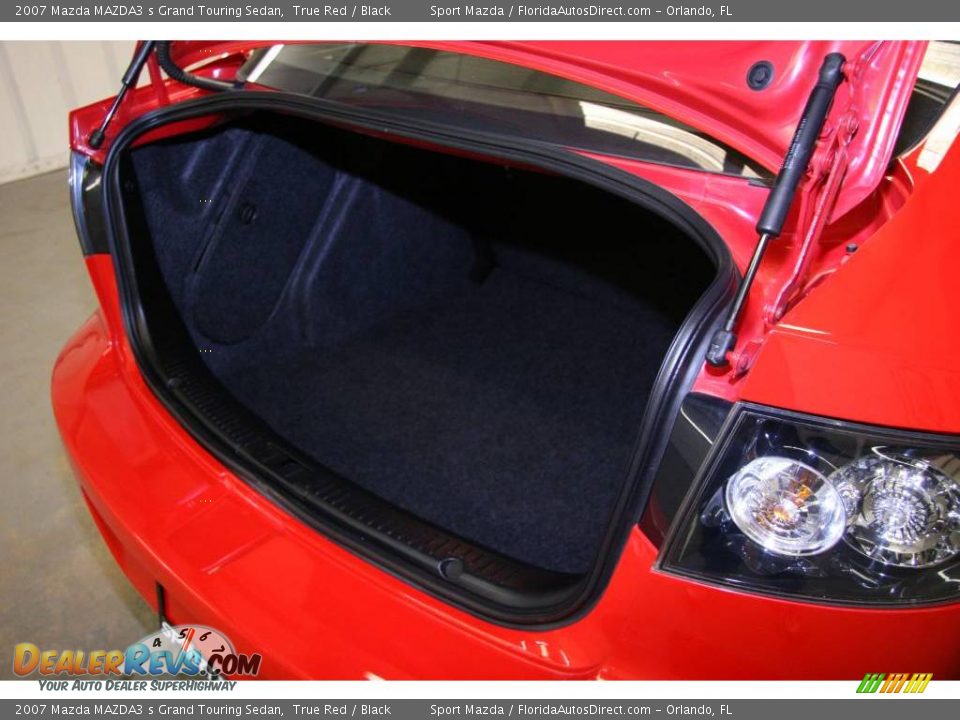 2007 Mazda MAZDA3 s Grand Touring Sedan True Red / Black Photo #11