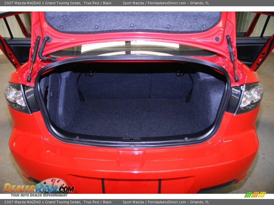 2007 Mazda MAZDA3 s Grand Touring Sedan True Red / Black Photo #12