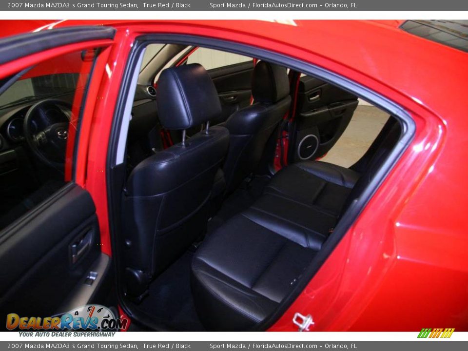 2007 Mazda MAZDA3 s Grand Touring Sedan True Red / Black Photo #13