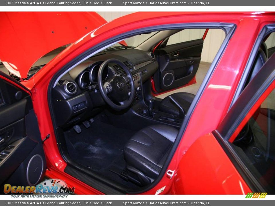 2007 Mazda MAZDA3 s Grand Touring Sedan True Red / Black Photo #14