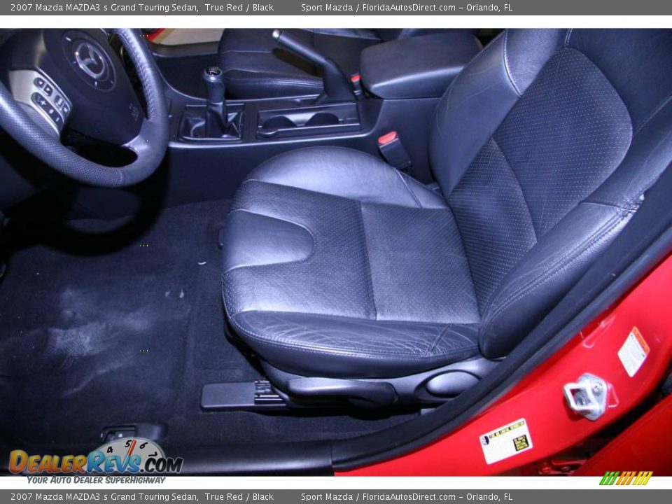 2007 Mazda MAZDA3 s Grand Touring Sedan True Red / Black Photo #16