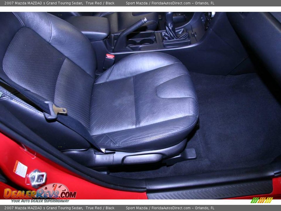 2007 Mazda MAZDA3 s Grand Touring Sedan True Red / Black Photo #19