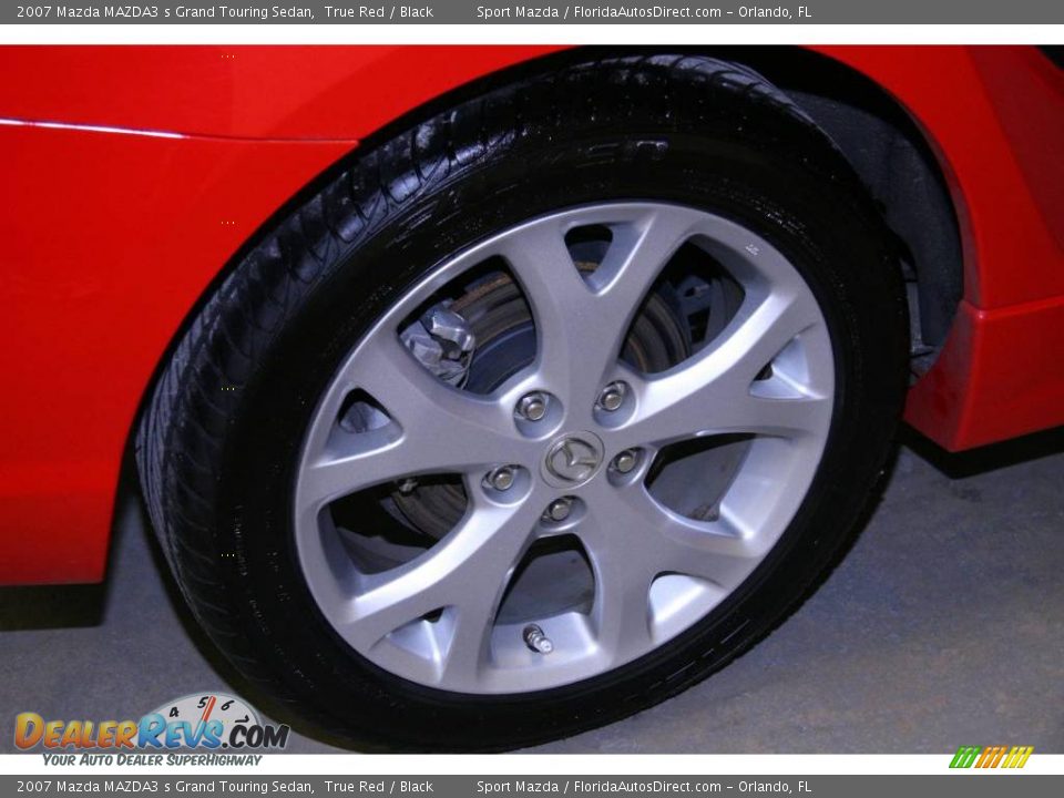 2007 Mazda MAZDA3 s Grand Touring Sedan True Red / Black Photo #30