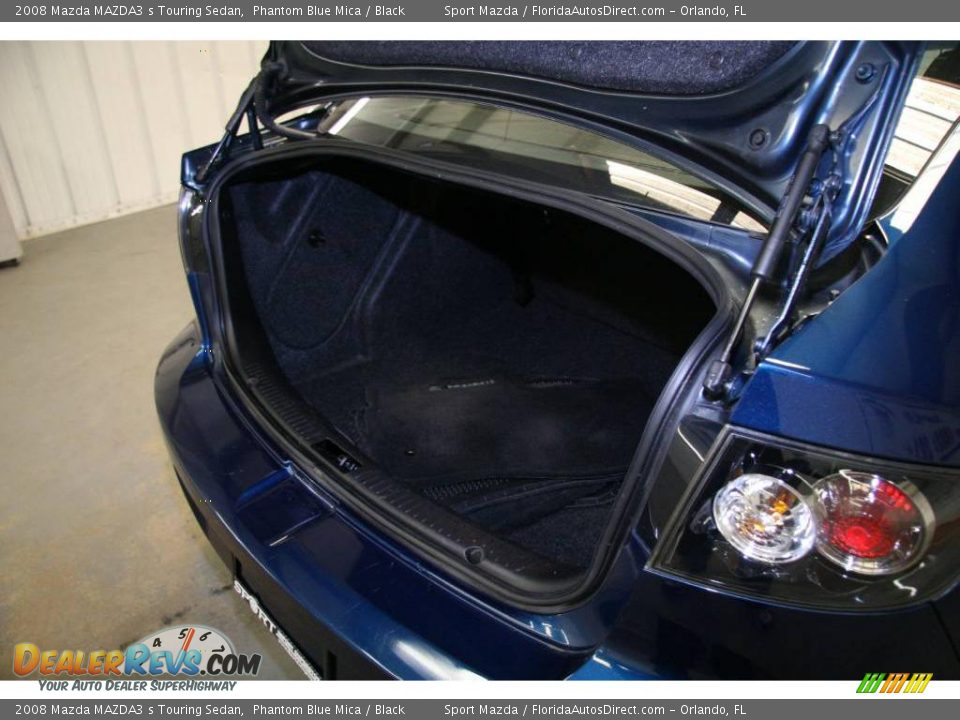 2008 Mazda MAZDA3 s Touring Sedan Phantom Blue Mica / Black Photo #12