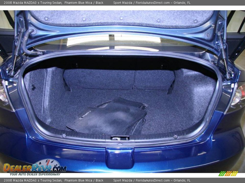 2008 Mazda MAZDA3 s Touring Sedan Phantom Blue Mica / Black Photo #13