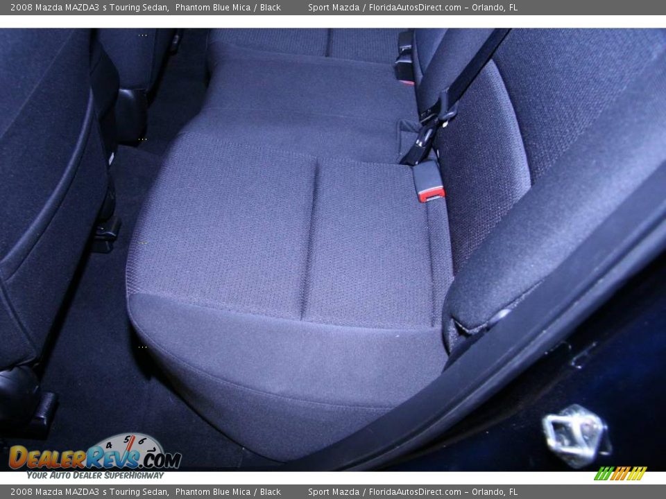 2008 Mazda MAZDA3 s Touring Sedan Phantom Blue Mica / Black Photo #18