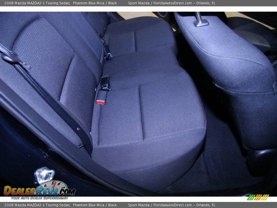 2008 Mazda MAZDA3 s Touring Sedan Phantom Blue Mica / Black Photo #19