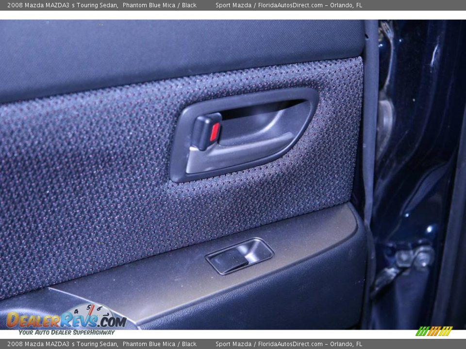 2008 Mazda MAZDA3 s Touring Sedan Phantom Blue Mica / Black Photo #26
