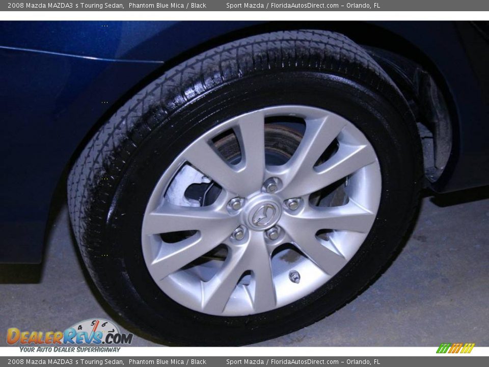 2008 Mazda MAZDA3 s Touring Sedan Phantom Blue Mica / Black Photo #31