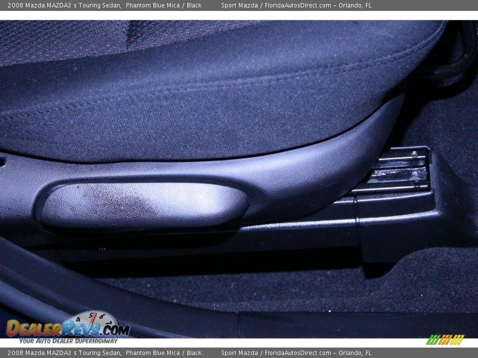 2008 Mazda MAZDA3 s Touring Sedan Phantom Blue Mica / Black Photo #34
