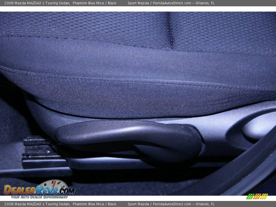 2008 Mazda MAZDA3 s Touring Sedan Phantom Blue Mica / Black Photo #35