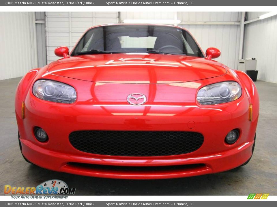 2006 Mazda MX-5 Miata Roadster True Red / Black Photo #3