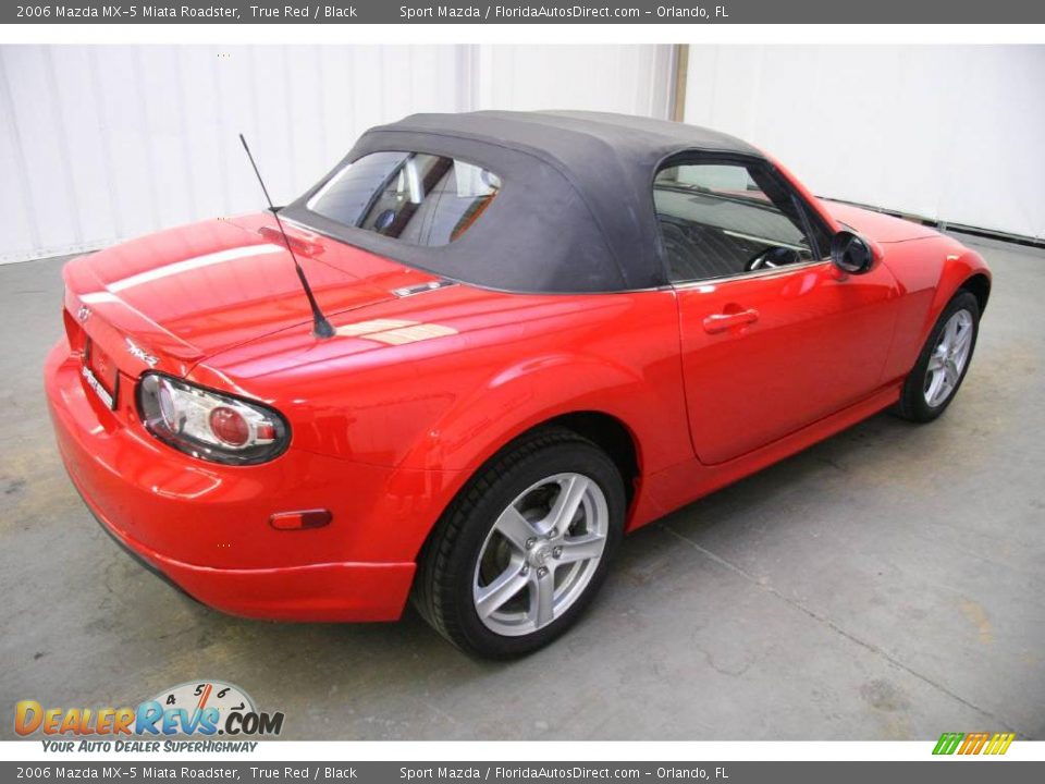 2006 Mazda MX-5 Miata Roadster True Red / Black Photo #5
