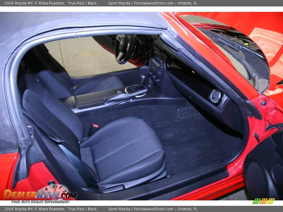 2006 Mazda MX-5 Miata Roadster True Red / Black Photo #9