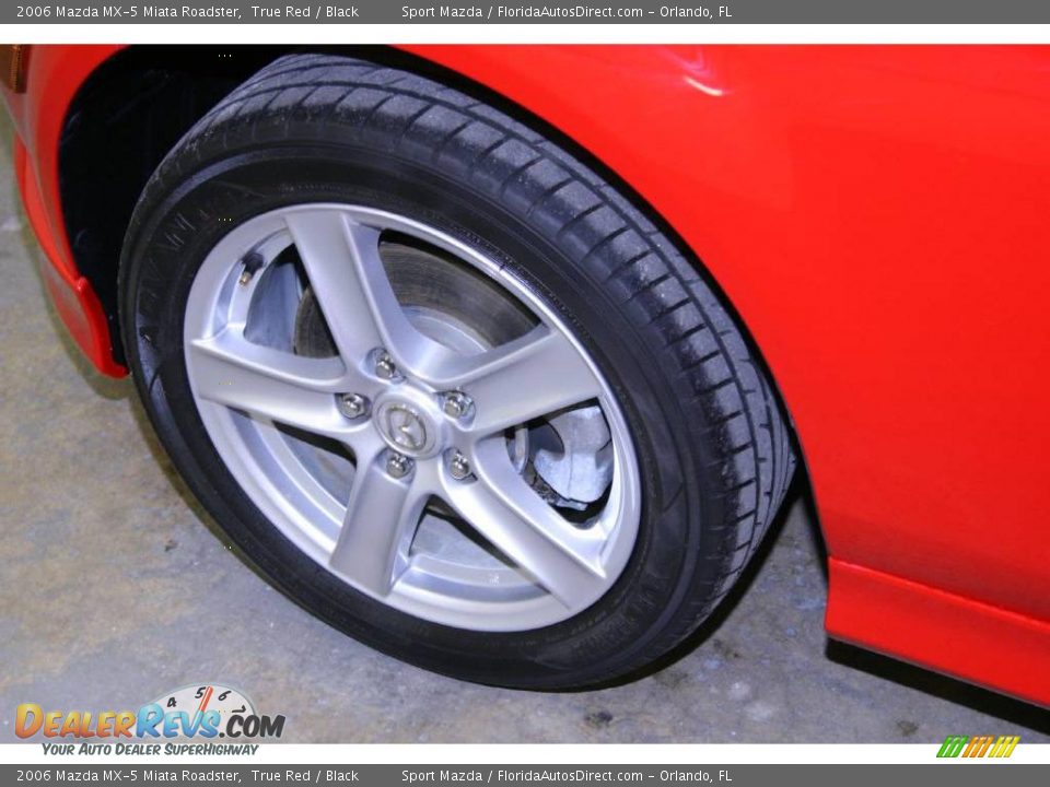 2006 Mazda MX-5 Miata Roadster True Red / Black Photo #20