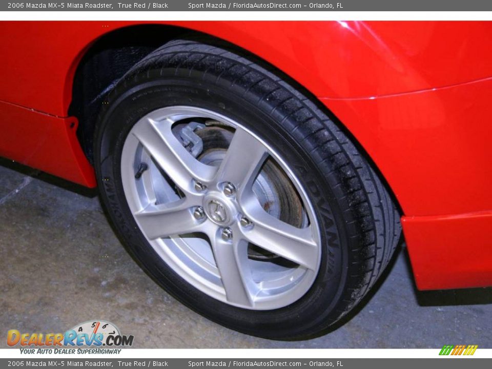 2006 Mazda MX-5 Miata Roadster True Red / Black Photo #21