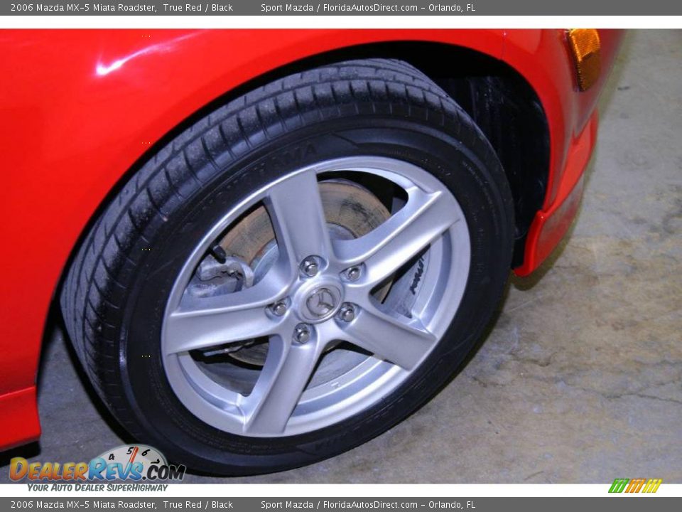 2006 Mazda MX-5 Miata Roadster True Red / Black Photo #23