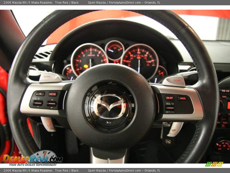 2006 Mazda MX-5 Miata Roadster True Red / Black Photo #28