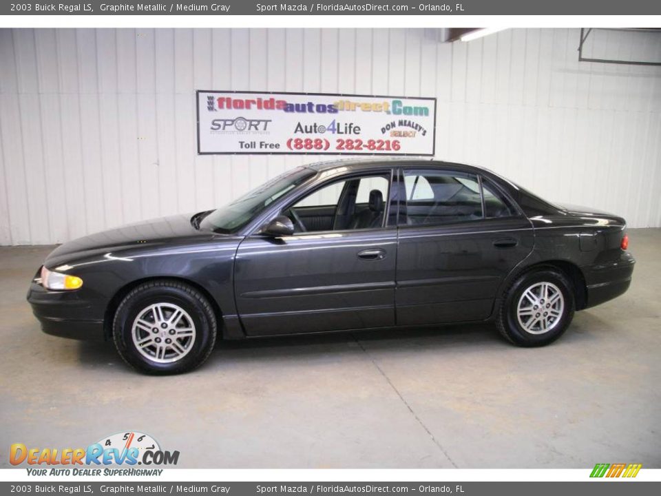 2003 Buick Regal LS Graphite Metallic / Medium Gray Photo #8