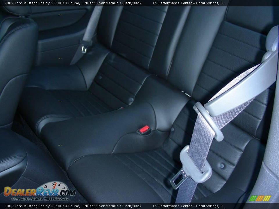 Black/Black Interior - 2009 Ford Mustang Shelby GT500KR Coupe Photo #21