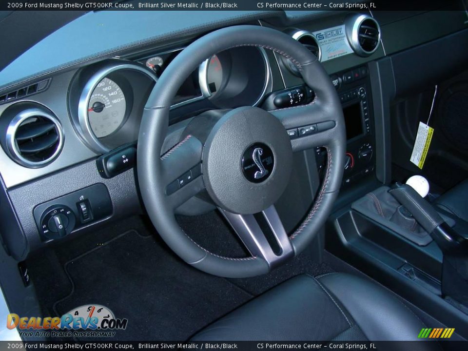 2009 Ford Mustang Shelby GT500KR Coupe Steering Wheel Photo #23